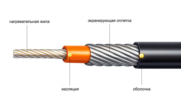 Схема резистивного кабеля